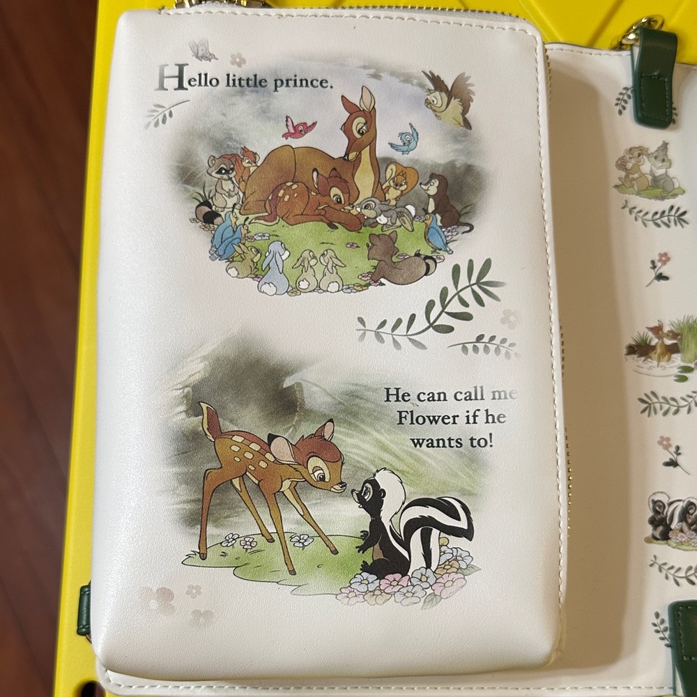 Disney Bambi Green and White Bag - Picture 2 of 10